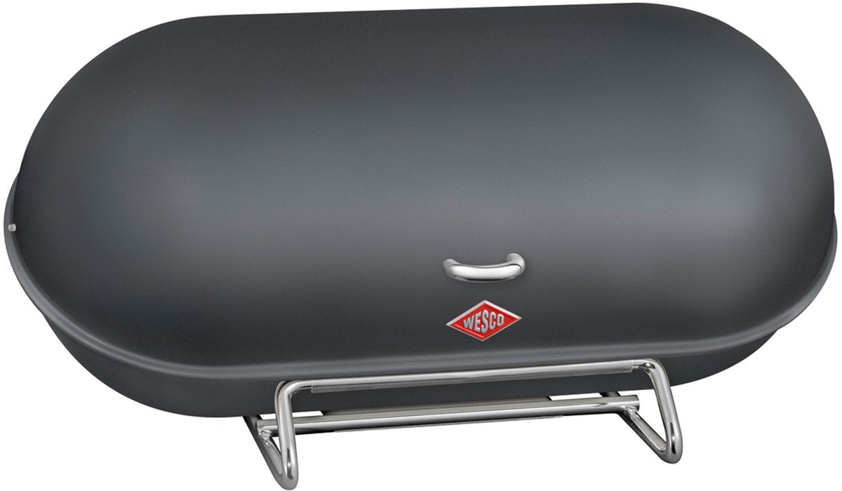 Wesco breadboy brødbeholder | 12 liter | metal - mat grafit | opbevaringsboks til brød