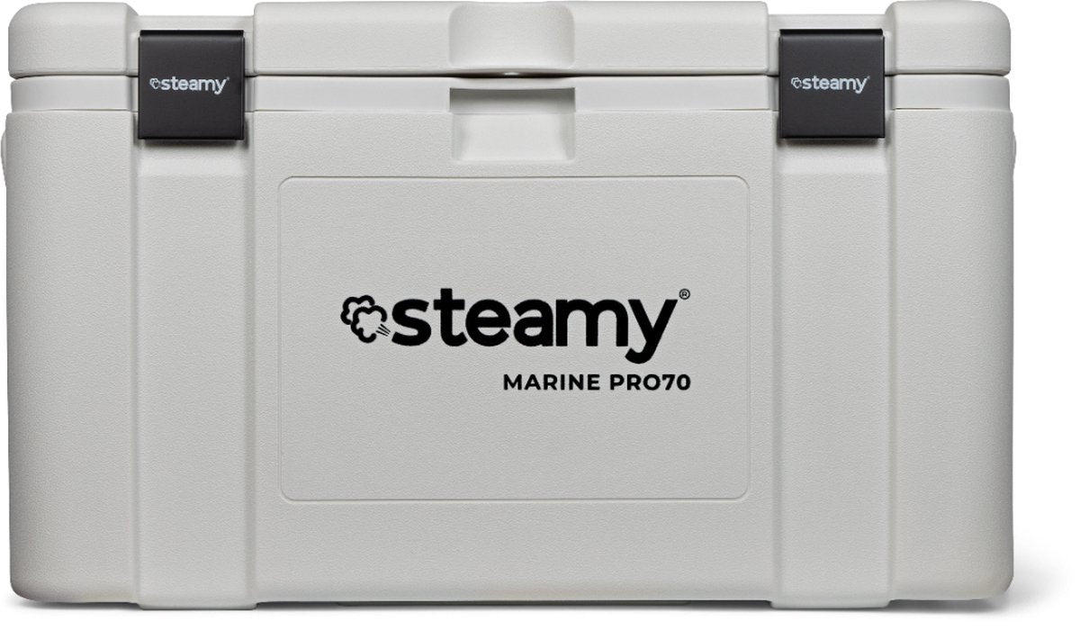 Steamy marine pro 70 - grote koelbox - extra goed geïsoleerd - 70 liter - wit