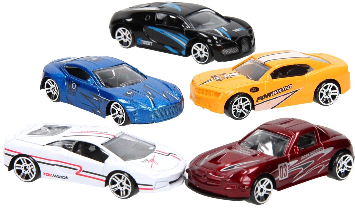 Johntoy Super Cars Die Cast Car, 5 ..