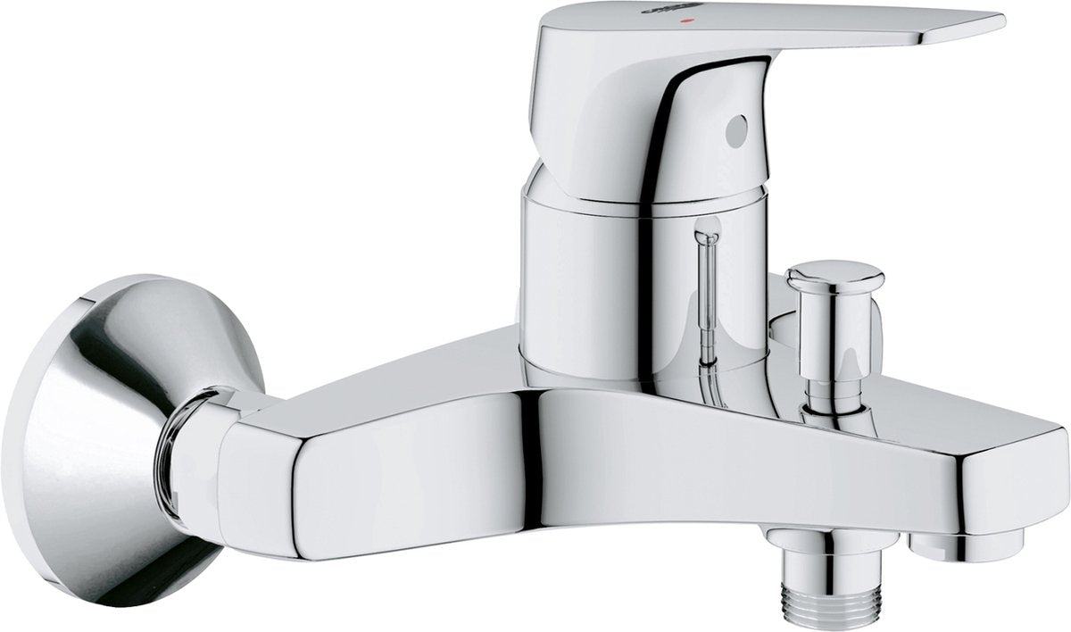 Grohe quickfix start flow badekarhane - med omskifter og koblinger - krom