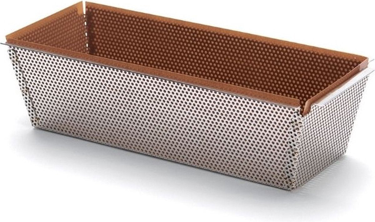 Debuyer de buyer perforeret kagedåse med aftagelig bund - rustfrit stål - 26cm