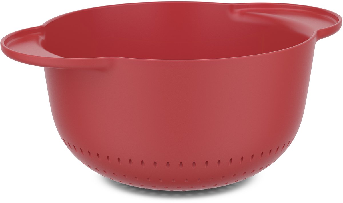 Mepal vergiet chef it - 3000 ml - antislip bodem voor extra grip - past in beslagkom 3000 ml - vaatwasmachinebestendig - bakspullen - coral