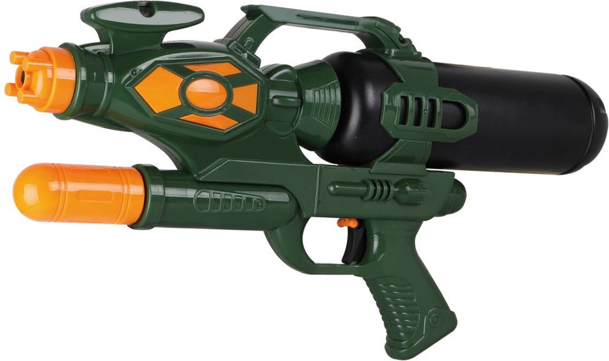 Amuuso vandpistol 42 cm army farver.