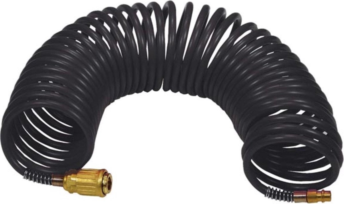 Stanley spiral slange – 15 m - med hurtigkobling