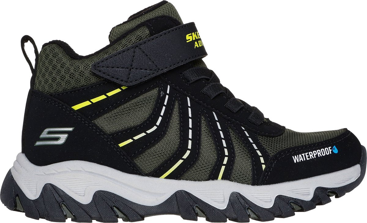 Skechers robust ranger - stormsti drenge vandrestøvler - sorte