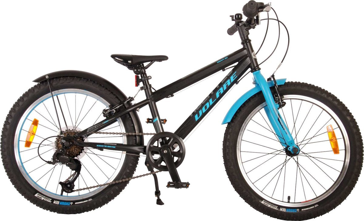 Volare Rocky Children's Bicycle - 20 tommer - Blå sort - 85% samlet - 6 hastighed - Prime Collection