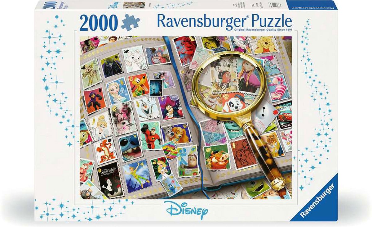 Ravensburger puslespil mine smukkeste frimærker - puslespil - 2000 brikker