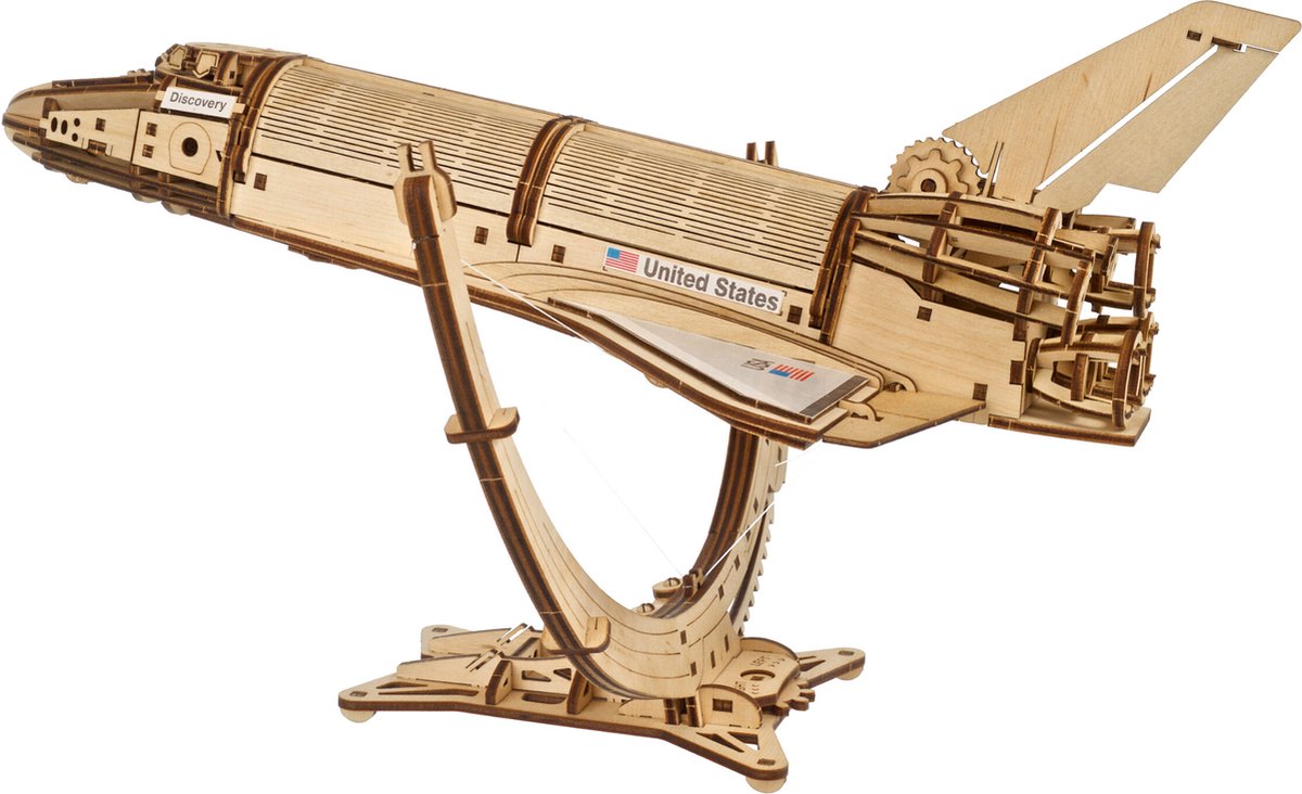 Ugears træ 3D model - NASA rumfærge