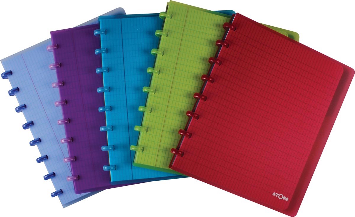 Atoma notesbog trendy størrelse 165 x 21 cm kommercielt ternet