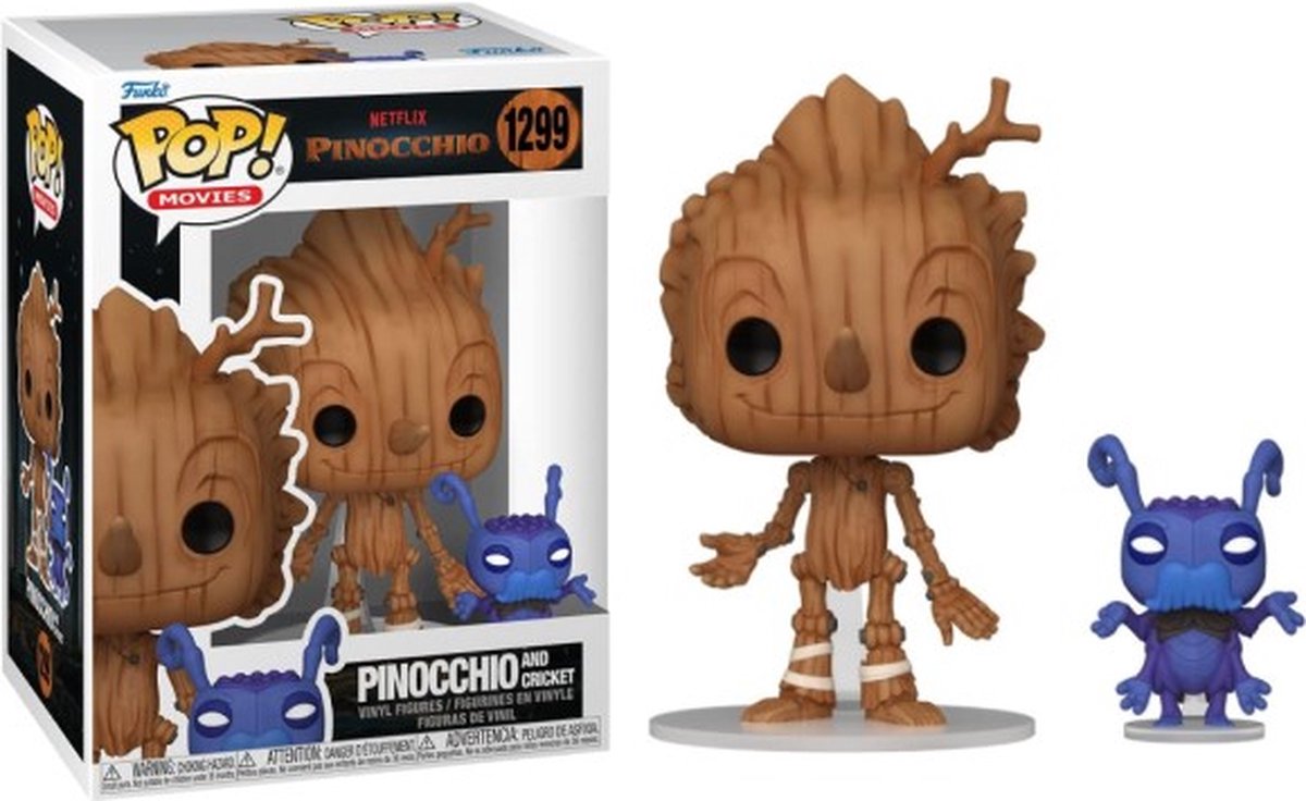 Funko popfilm: pinocchio (netflix) - pinocchio cricket - pop #1299