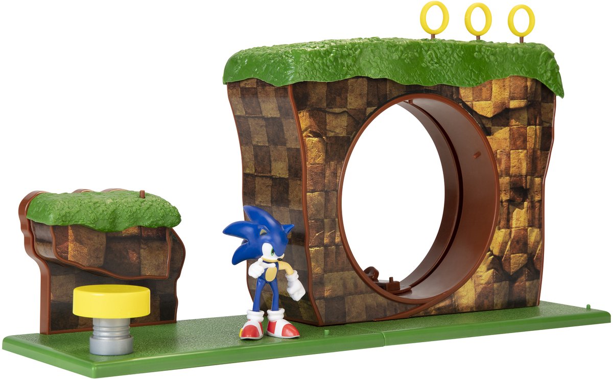 Jakks sonic the hedgehog green hill zone legesæt