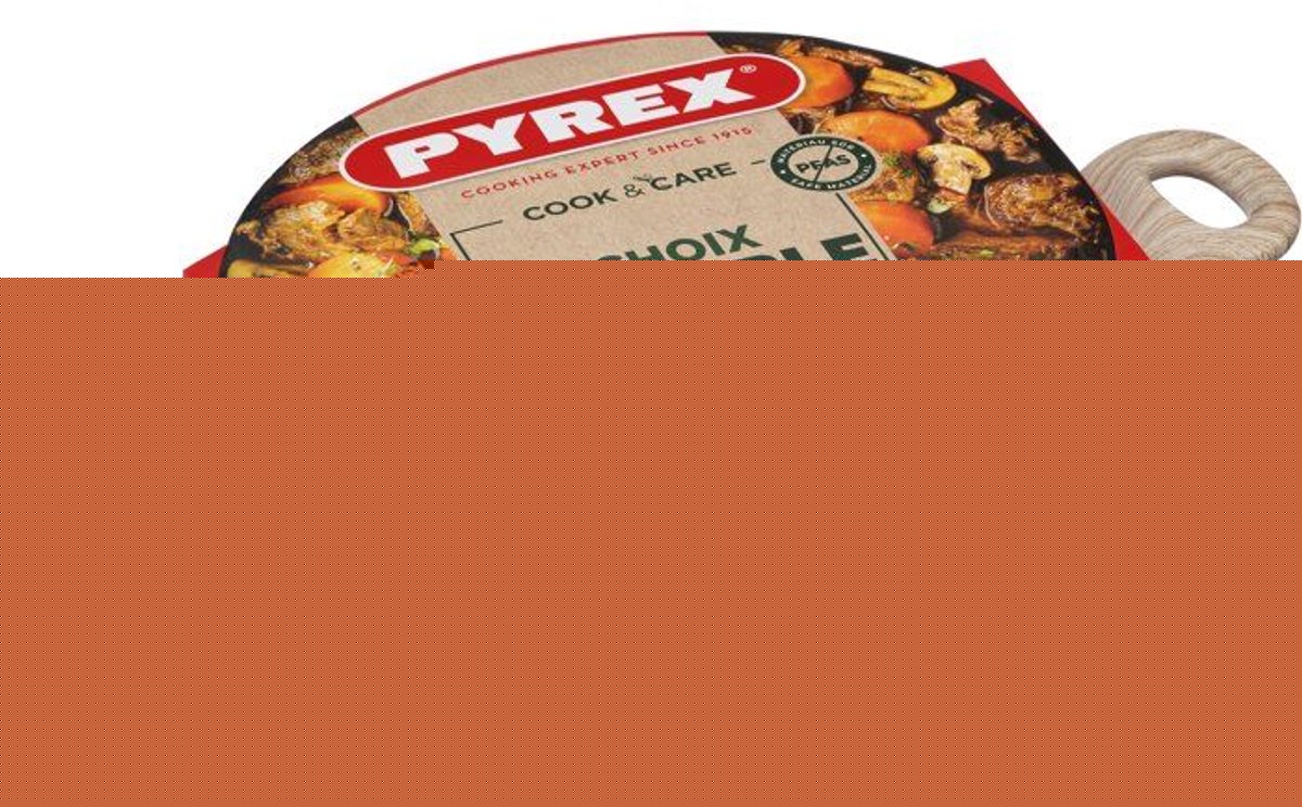 Pyrex gryde med låg - - kogepleje - 24 cm - non-stick belægning - velegnet til induktion - pfas-fri