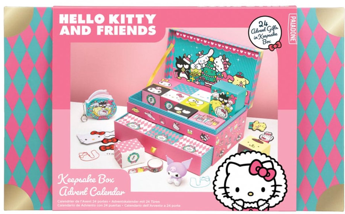 Paladone produkter hello kitty adventskalender mindeboks adventskalendere