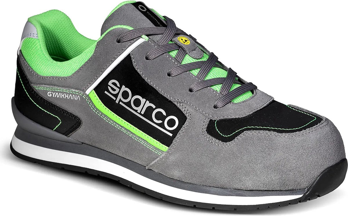 Sparco gymkhana chester – sporty sikkerhedssko med premium nubuck finish - 41