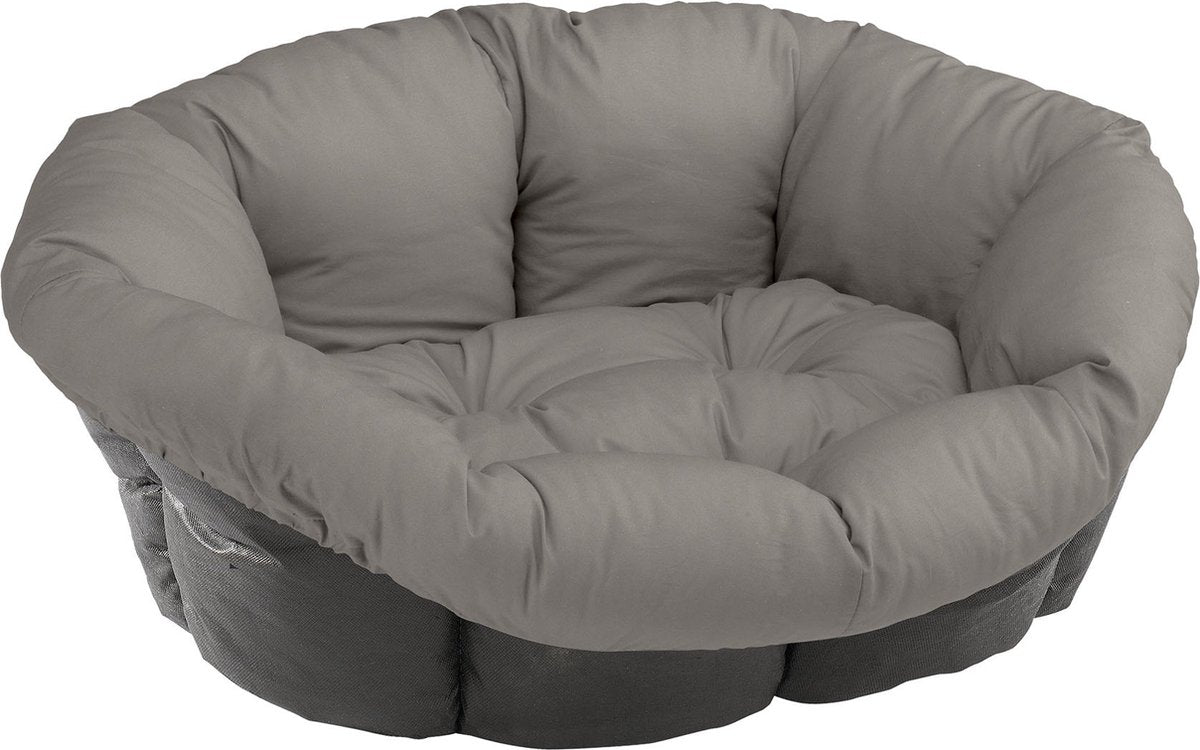 Ferplast dyrekurv sofa 73 x 55 cm fløjl polyester grå