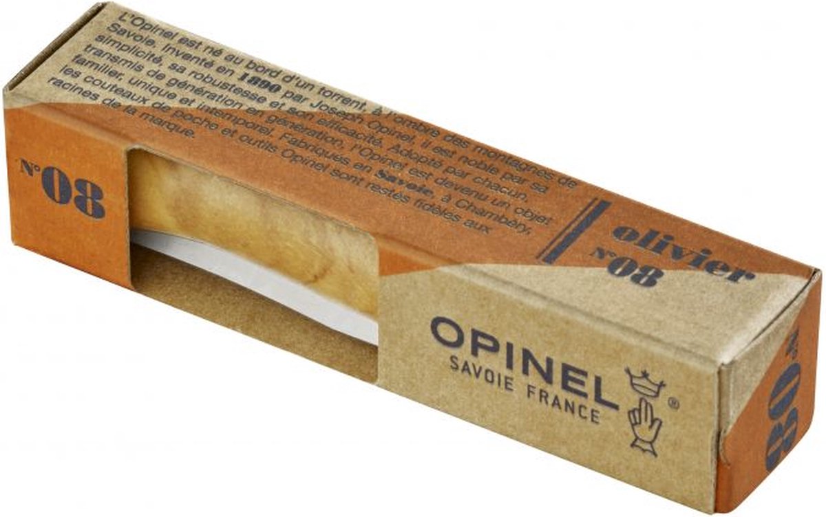Opinel - lommekniv - nr. 8 - oliventræ