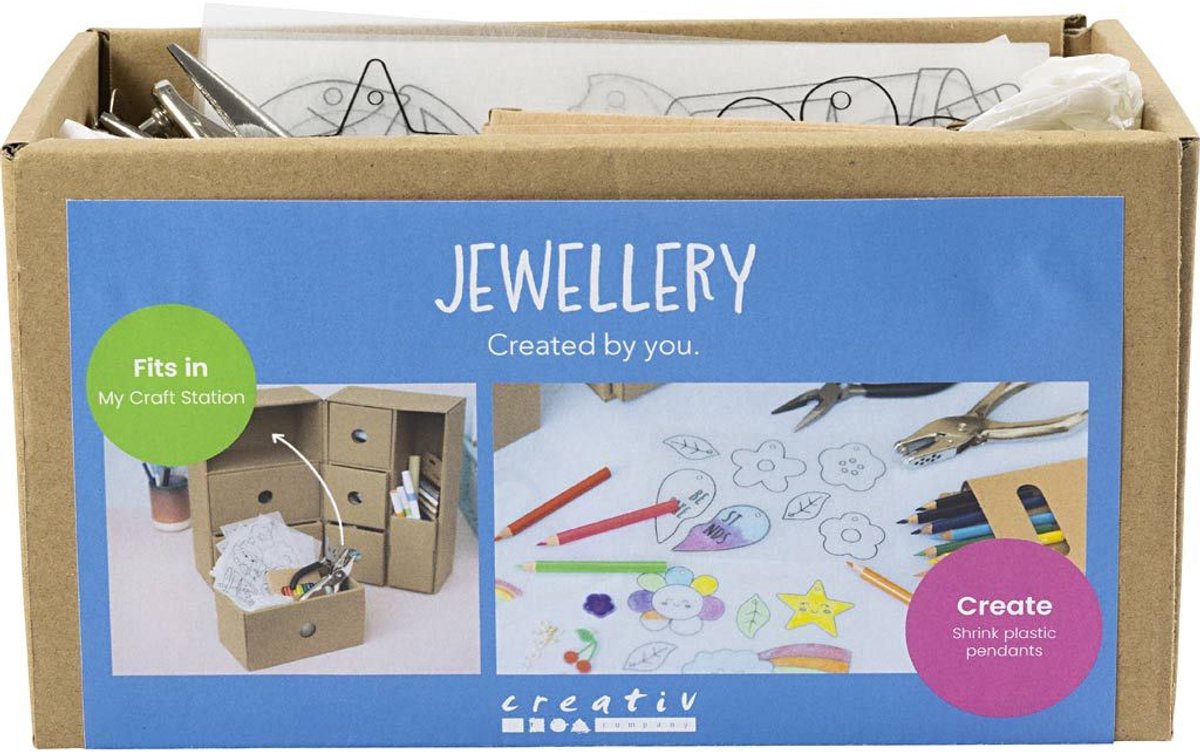 Creativ virksomhed https: www.cchobby.nl my-craftstation-jewelry-diverse-colors-1-box