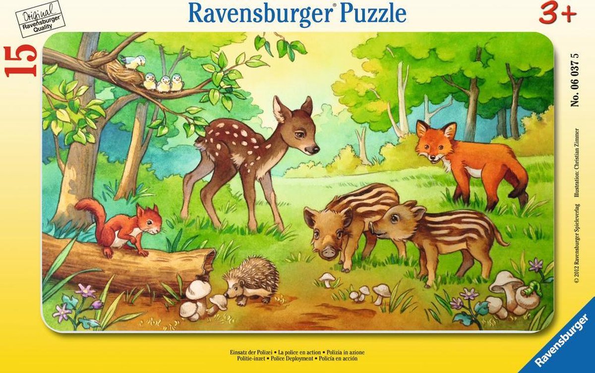 Ravensburger unge dyr i skoven