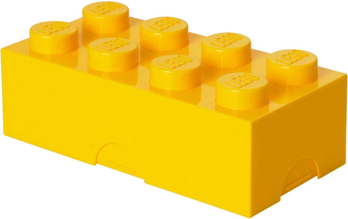 Lego - madkasseklods 8 - polypropylen - gul