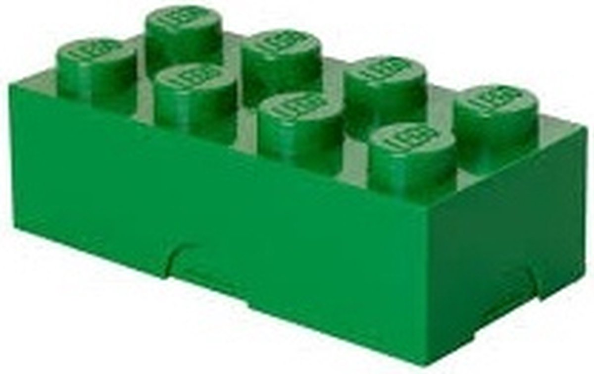 Lego - madkasseklods 8 - polypropylen - grøn