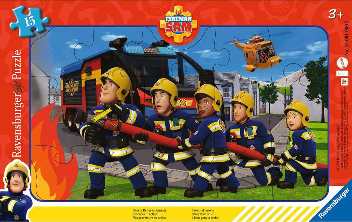 Ravensburger 12001030 puslespil 15 brikker tegneseriefigurer