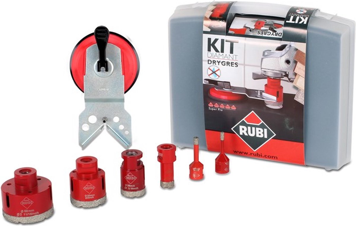 Rubi kit 6 bits tør gres