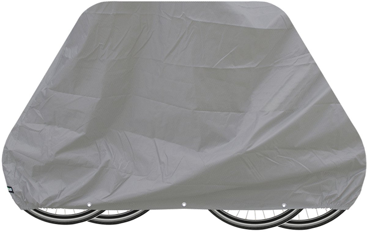 DS covers swift outdoor cykelcover - til to cykler - vandtæt - UV resistent - beskyttelsescover til cykel - sort -