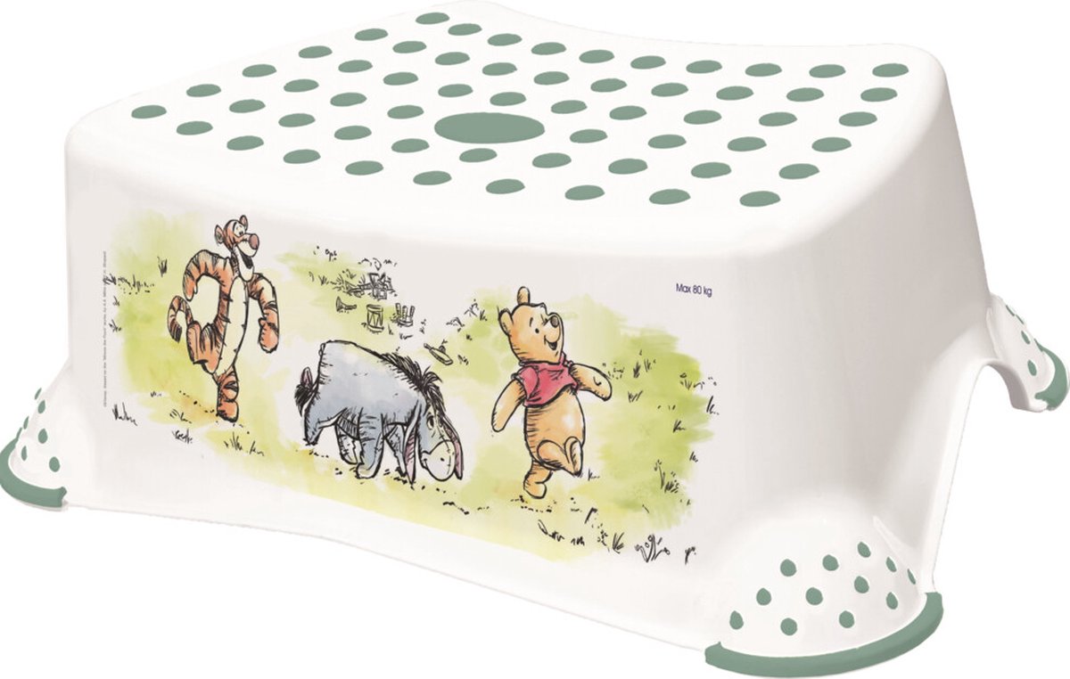 Keeper Winnie the Pooh trinskammel - hvid - til toilettræning og tandbørstning