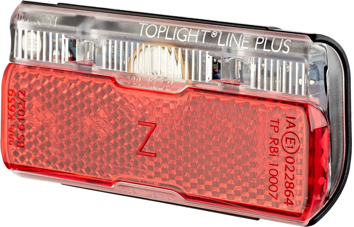 Busch + Müller baglygte toplygte linje plus b m baglygte toplys linje plus 50mm