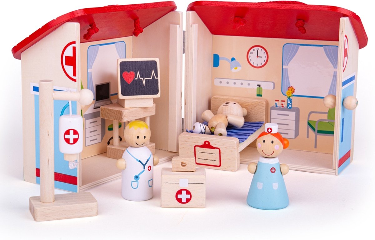 Bigjigs mini hospitalslegesæt