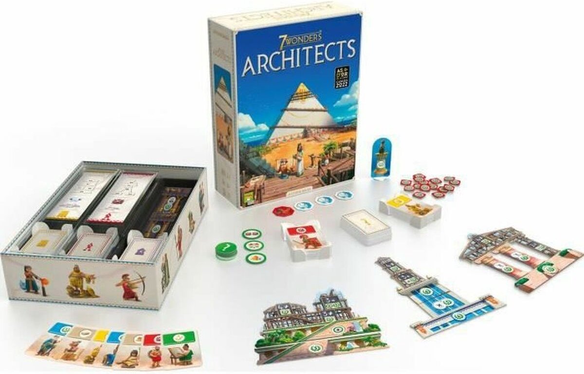 Asmodee brætspil 7 vidundere: arkitekter (fr)