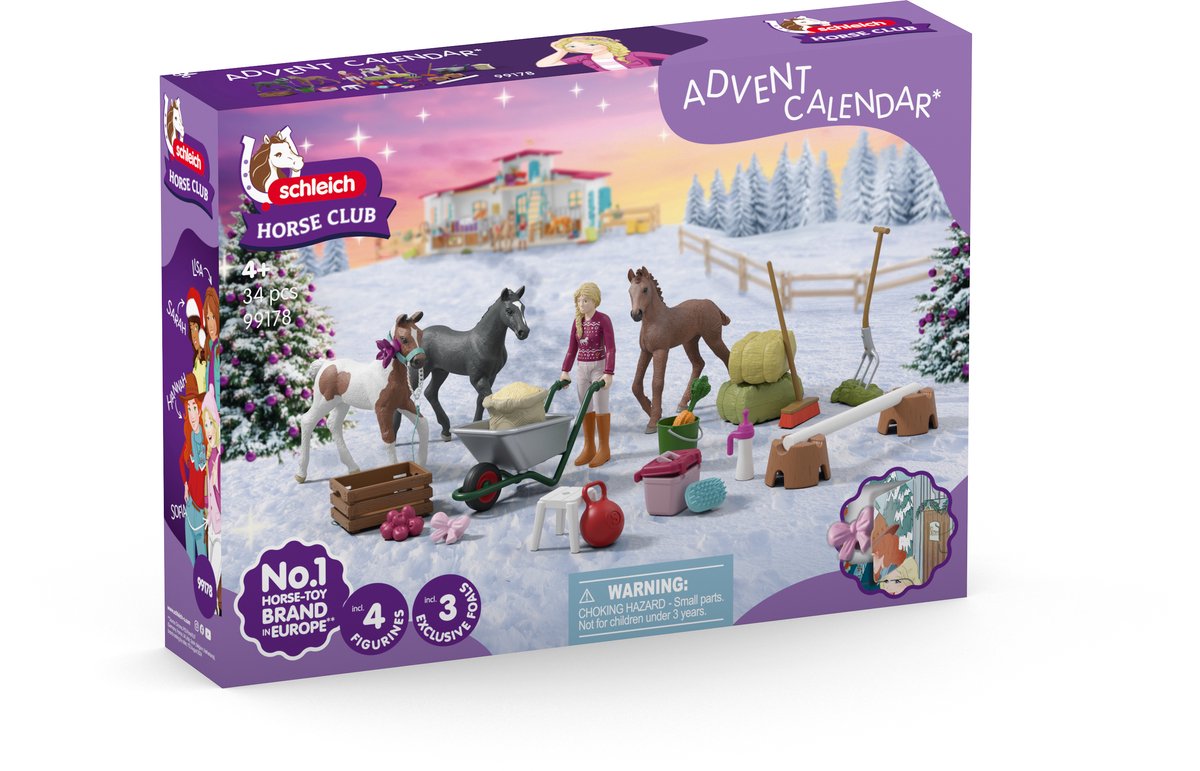 Schleich hesteklub adventskalender 2025 99178