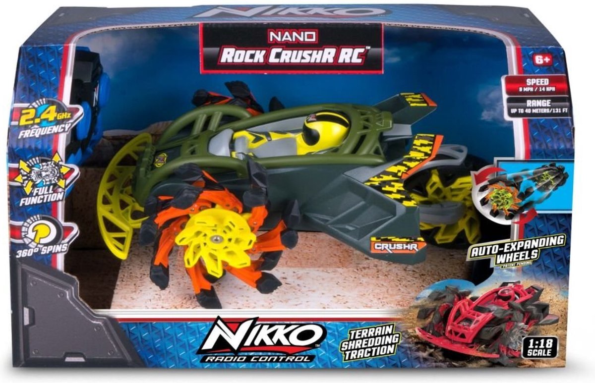 Nikko rc stenknuser grøn