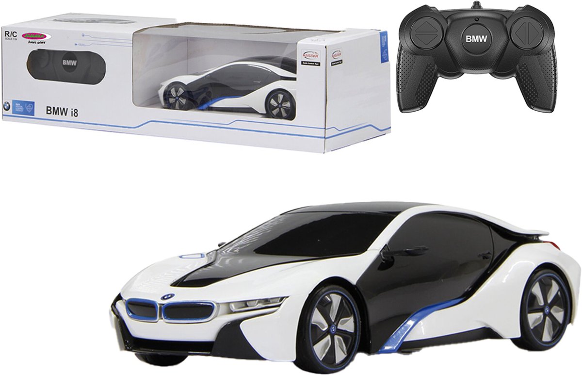 Jamara BMW i8 1:24 - rc bil - hvid