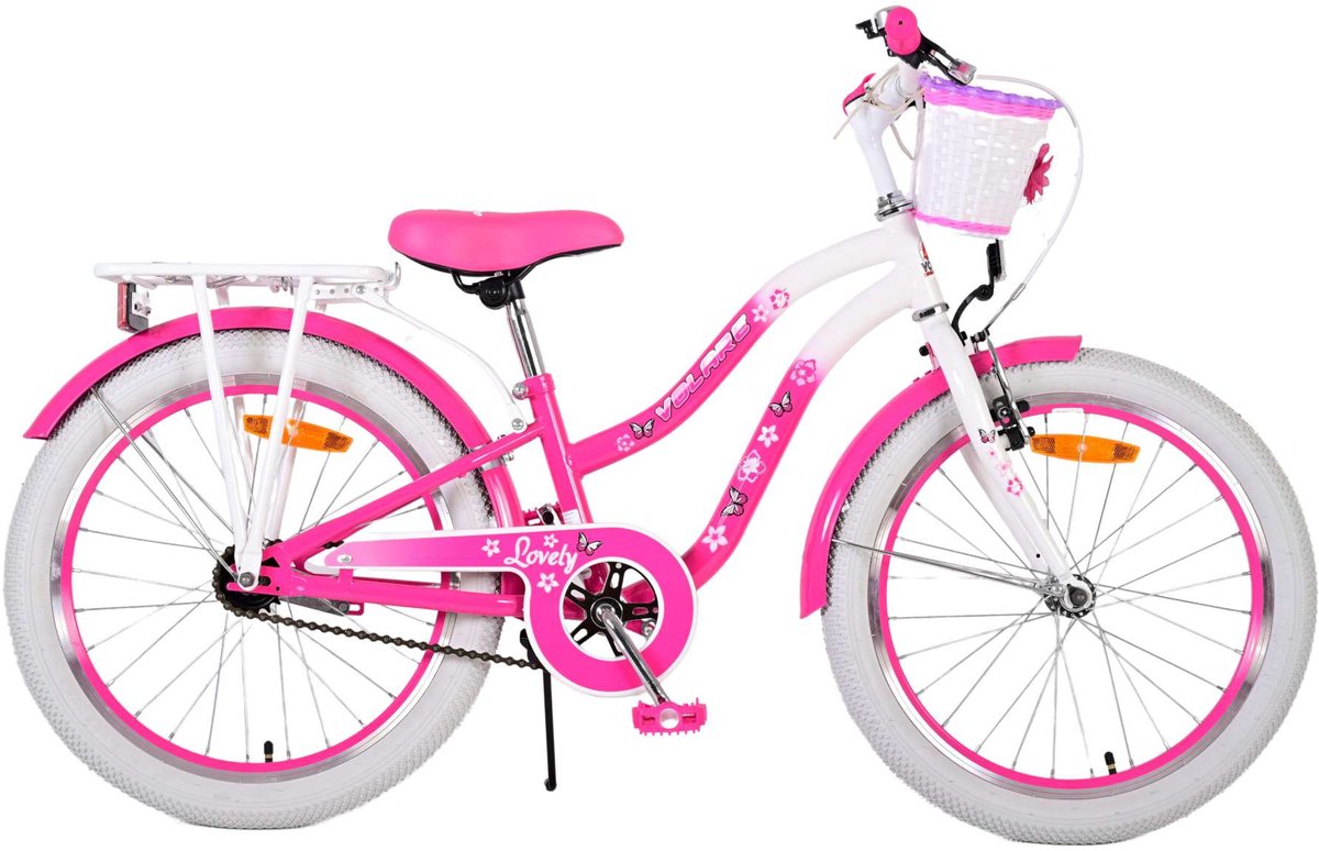 Volare Lovely Children's Bicycle - Girls - 20 Inch - Pink