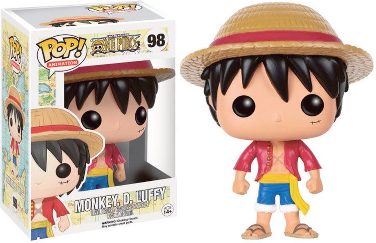 Funko pop animation: ét stykke - abe d. Luffy dukke #98