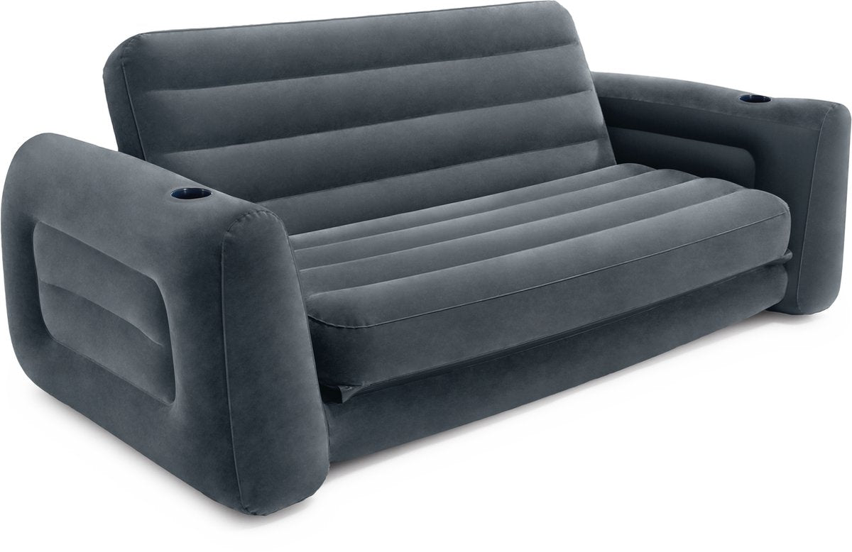 Intex udtrækssofa sammenklappelig oppustelig sofa - 231 x 203 x 66 cm