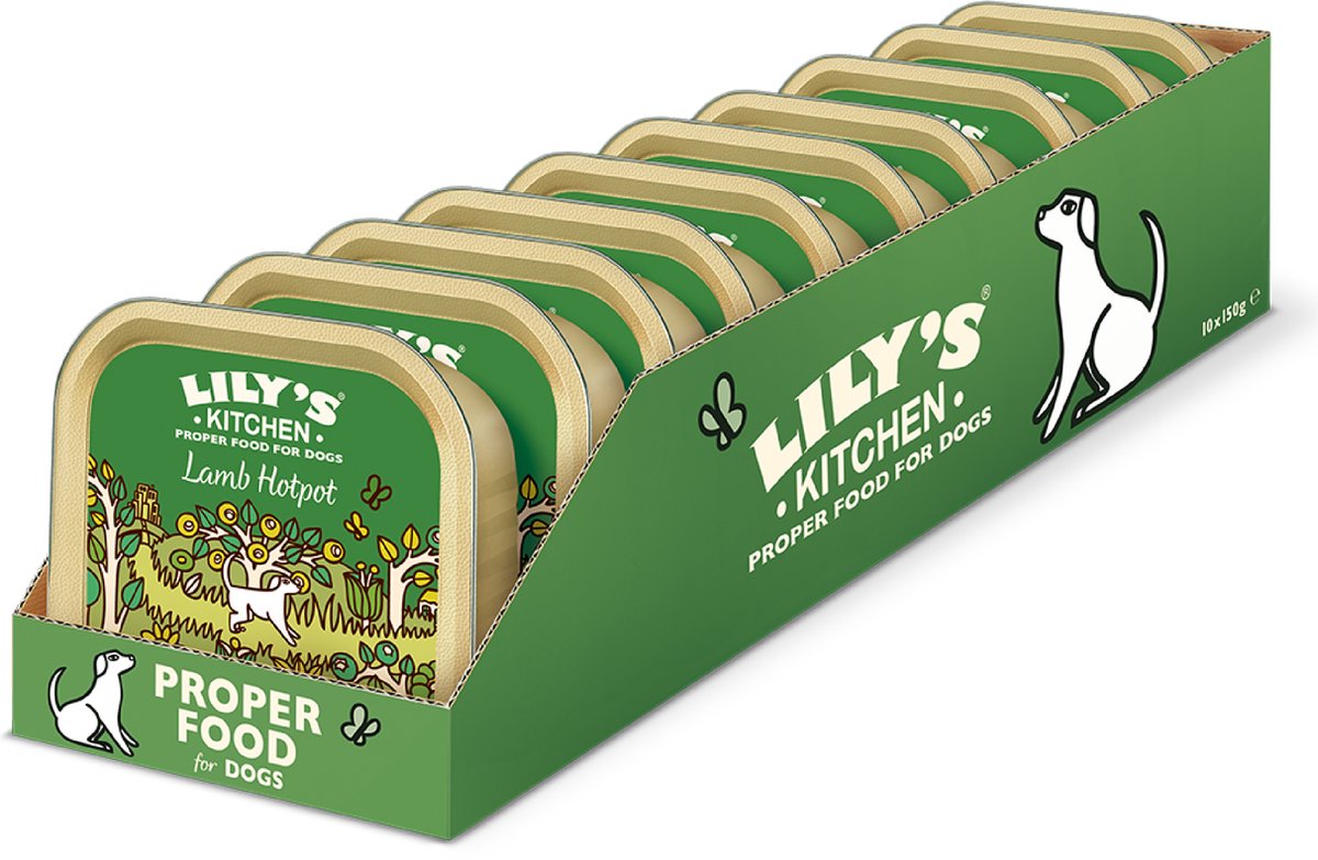 Lilys køkken - hundefoder - vådfoder - lam hotpot - 10 x 150 g