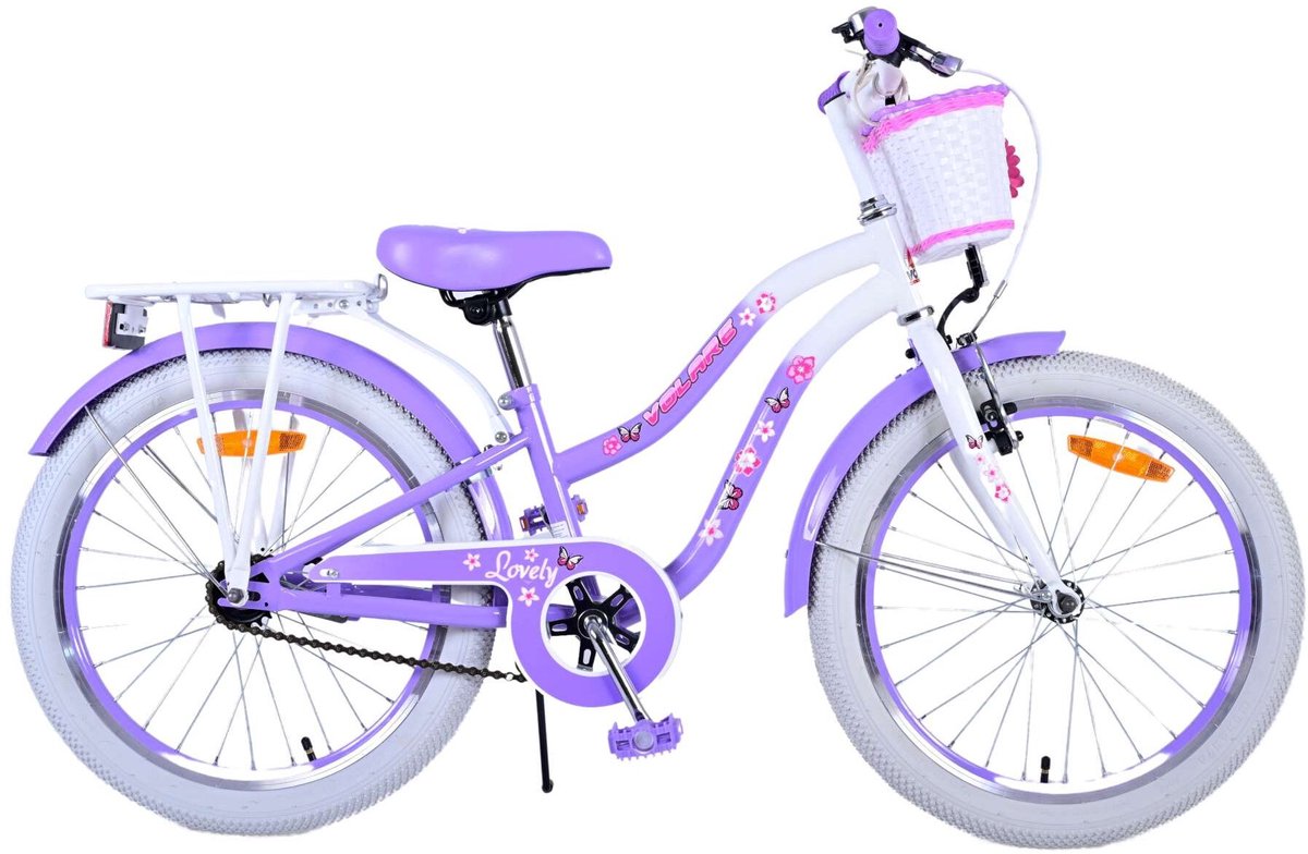 Volare dejlig børnecykel - piger - 20 tommer - lilla
