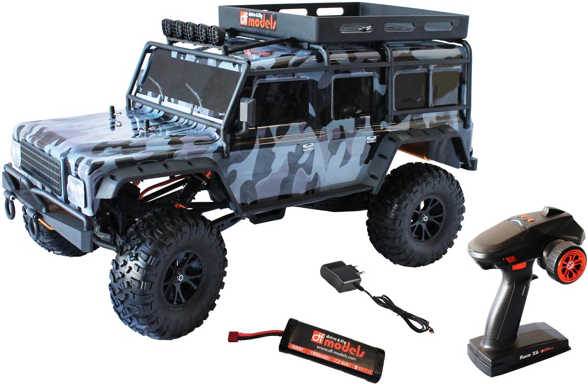 Df-modeller df-4j crawler camo 2-gang-led klar til at køre (rtr)