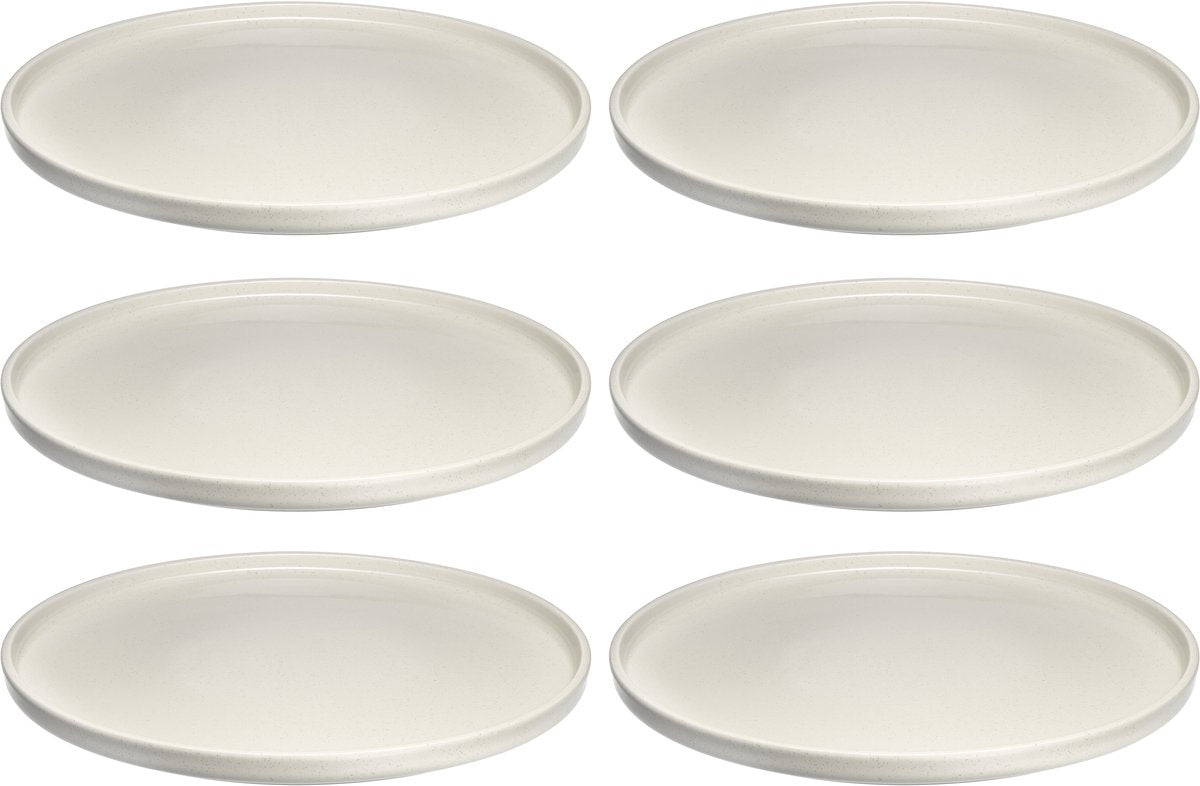 Leonardo roma tallerken 27 cm creme - sæt 6