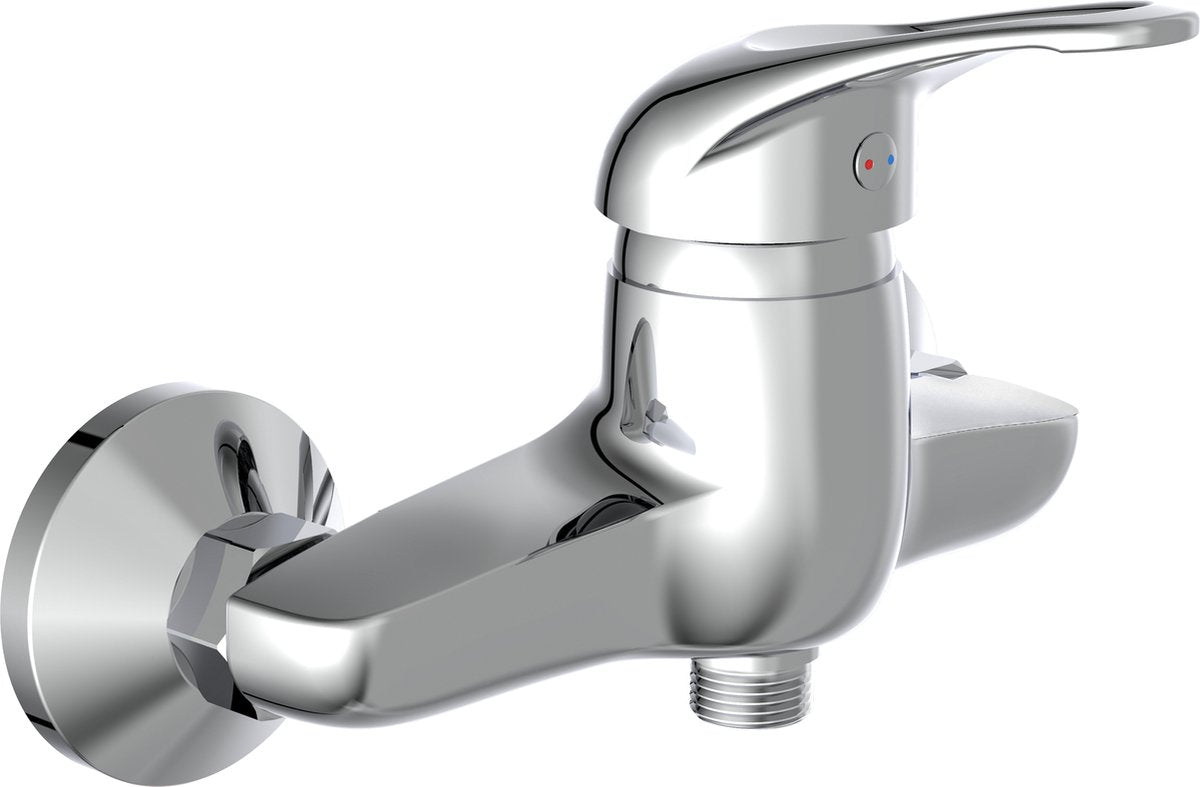 Schütte Calvino brusehane - blandingsbatteri - 150 mm centerafstand - krom