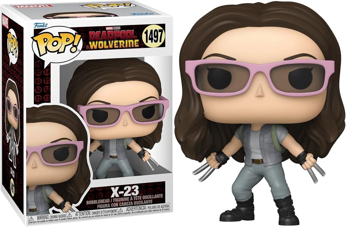 Funko deadpool 3 pop! marvel vinyl figur x-23 9 cm dukke! figur