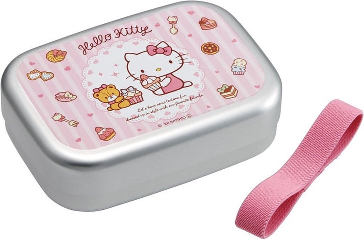 Semi-distribution hello kitty - kitty-chan - aluminium bento boks