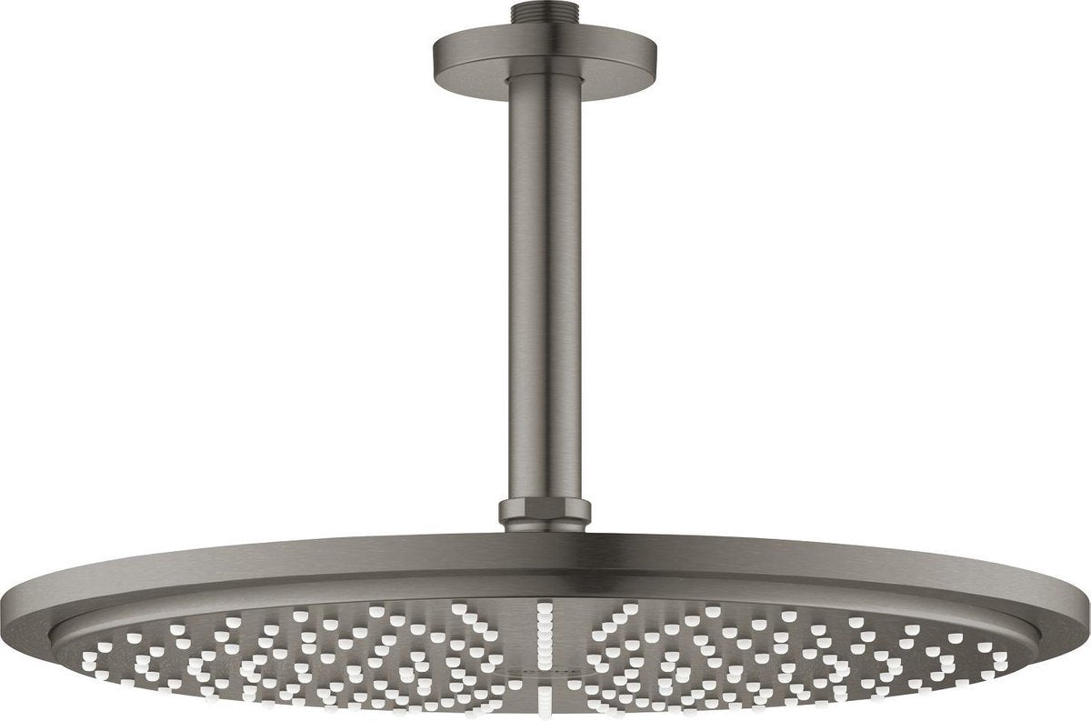 Grohe regnbruser kosmopolitisk hovedbruser - regnbruser 㸠31 cm - inklusive loftsbruserarm - mat sort