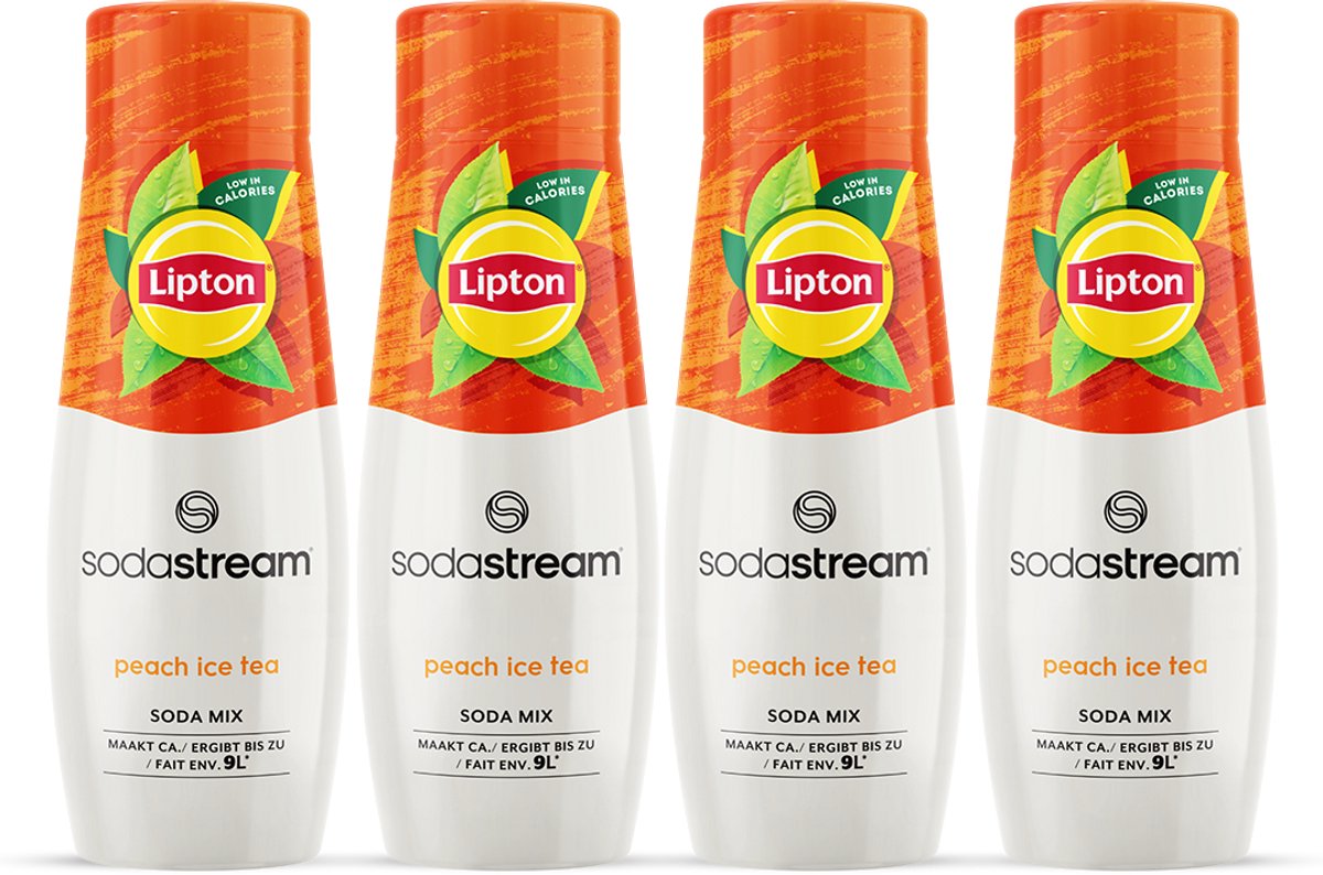 Sodastream lipton iste ferskensirup - 4 stk