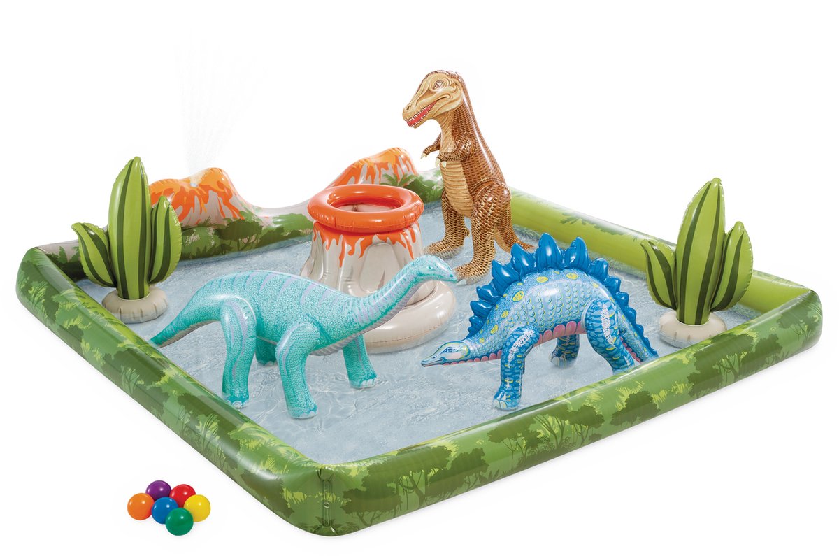 Intex jurassics eventyrlegecenter - 201 x 201 x 36 cm