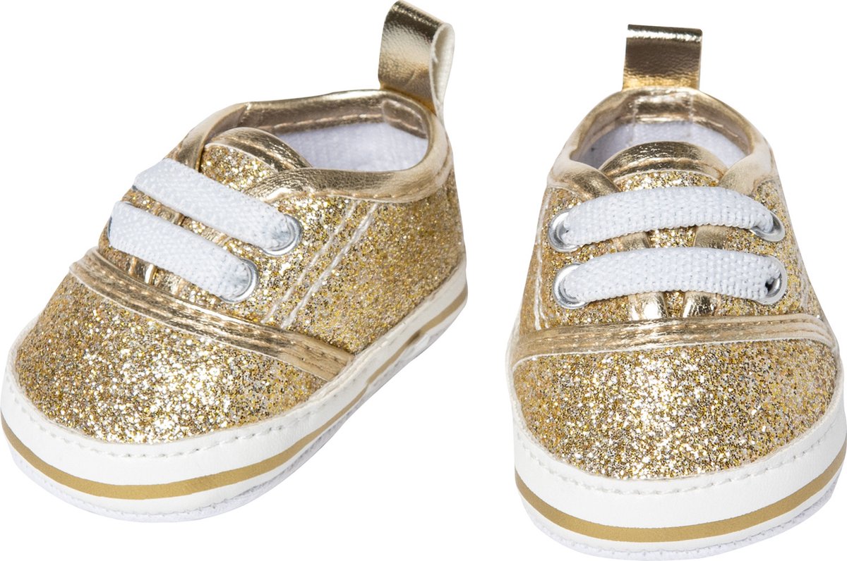 Heless Doll Sneakers Glitter Gold, 38-45 cm