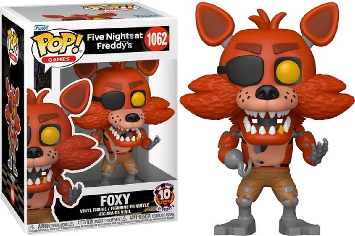 Funko pop! spil: fem nætter hos freddy's - foxy pirat #1062