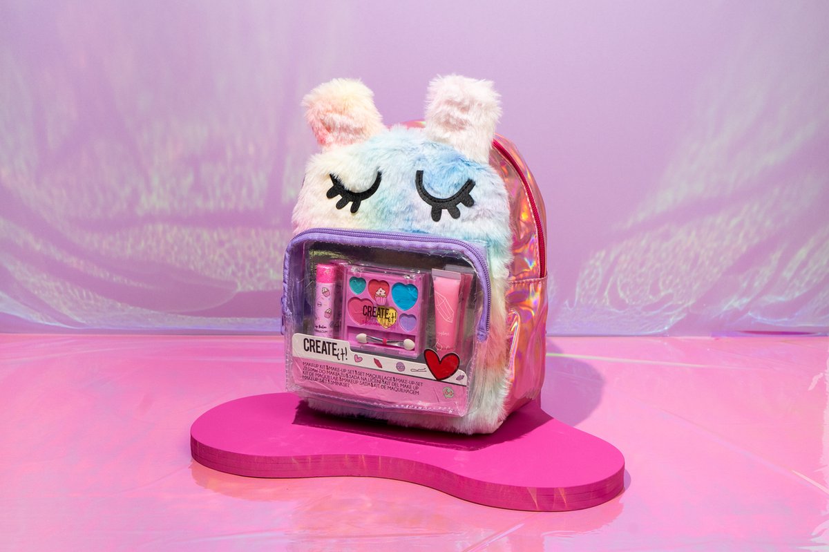 Opret det! - make-up sæt - fluffy rygsæk